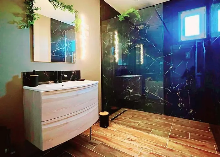 A Fleur De : Maison Chaleureuse Avec Privatif Et Billard. Casa vacanze Coulogne